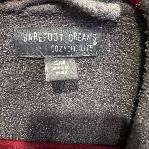 Barefoot Dreams CozyChic Lite Long Robe S / M Medium Women's Carbon Gray Soft - Picture 3 of 11